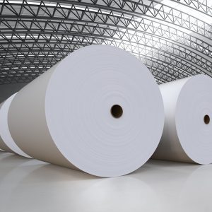 3d,Rendering,White,Large,Paper,Rolls,In,Factory Paper Prices 2022