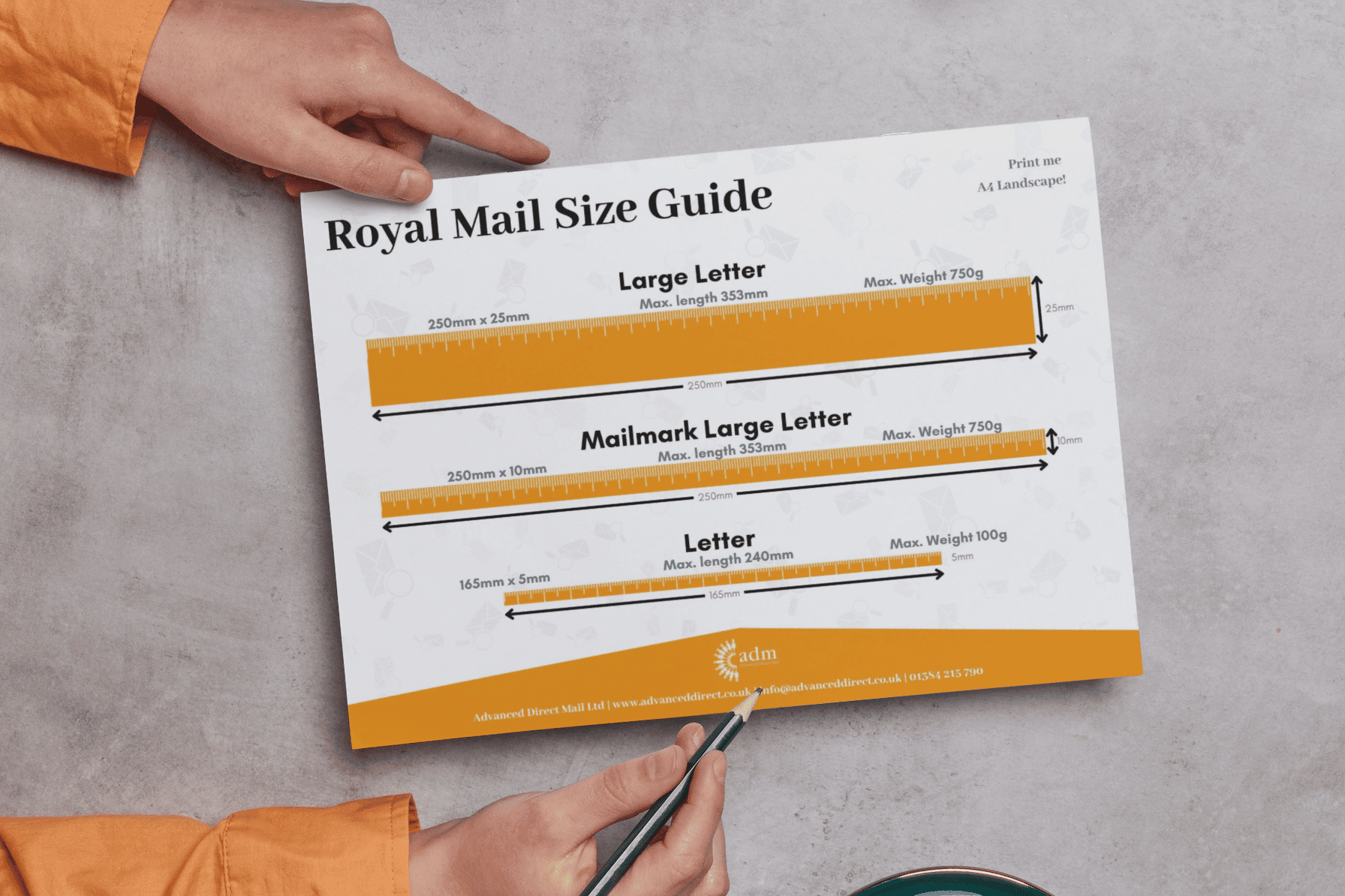 Royal Mail Direct Mail Size Guide